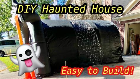 diy halloween haunted house ideas|diy haunted house walkthrough.